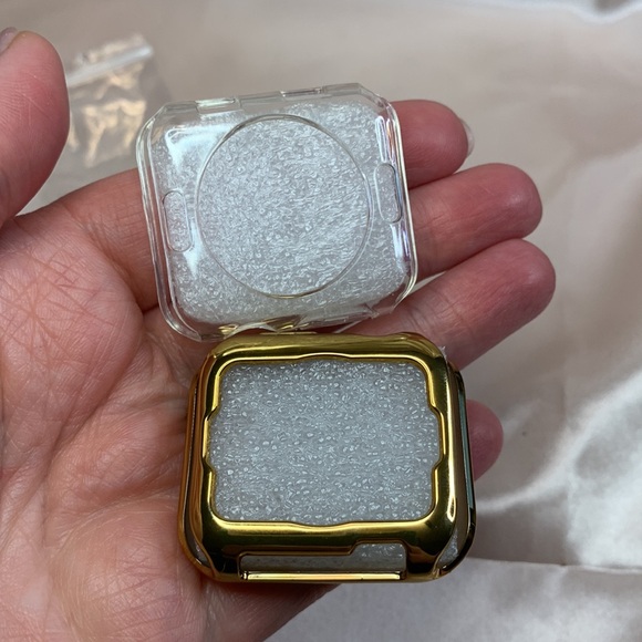 NWOT - Gold Stainless Steel Apple Watch Band w/ Accessories - Picture 9 of 13